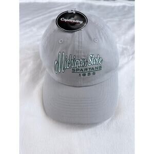 Michigan State Spartans 1855 Adjustable Hat Cap Gray NWT